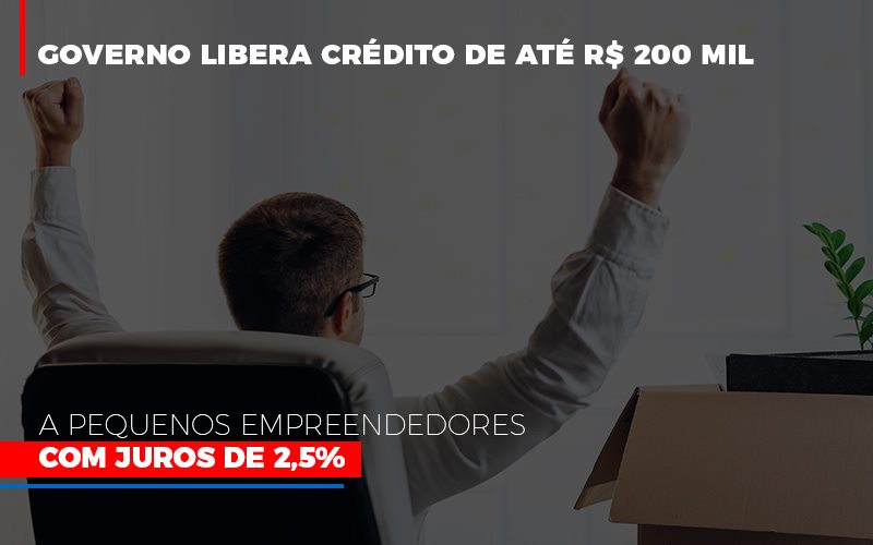 Governo Libera Crédito De Até R$ 200 Mil A Pequenos Empreendedores Com Juros De 2,5% - Contabilidade em São Bernardo do Campo - SP